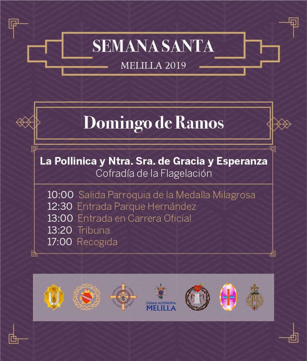Domingo de Ramos Semana Santa Melilla 2019