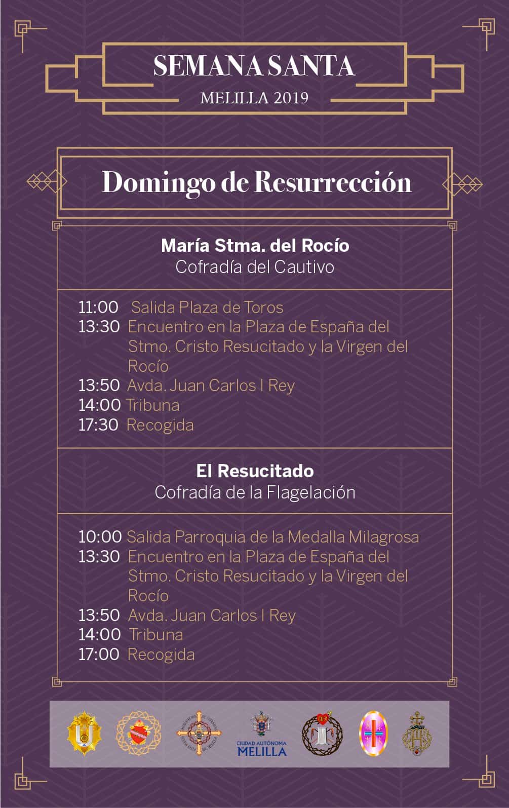 Domingo de Resurrección Semana Santa Melilla 2019