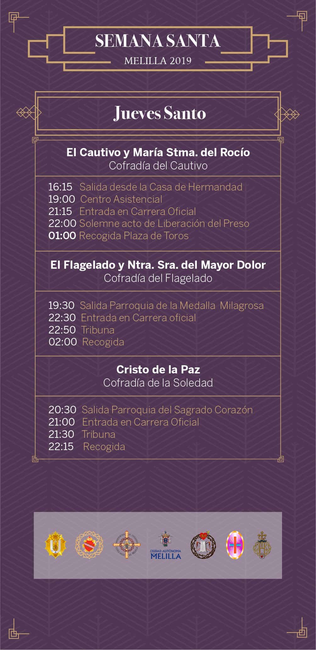 Jueves Santo Semana Santa Melilla 2019