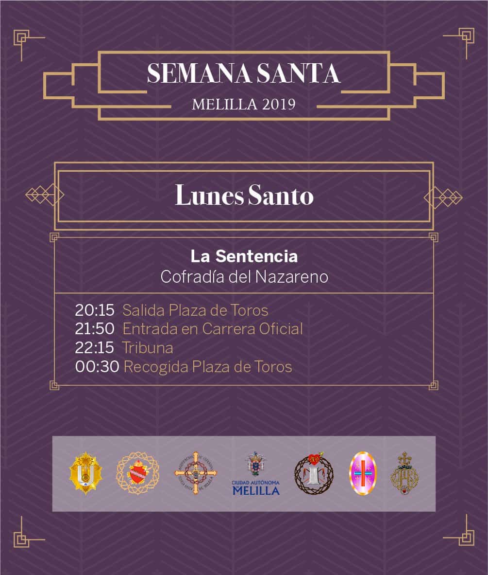 Lunes Santo Semana Santa Melilla 2019