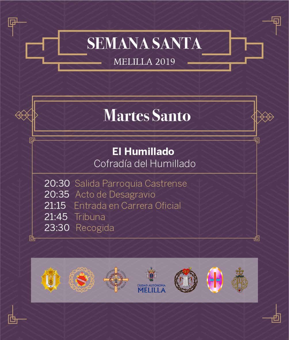 Martes Santo Semana Santa Melilla 2019