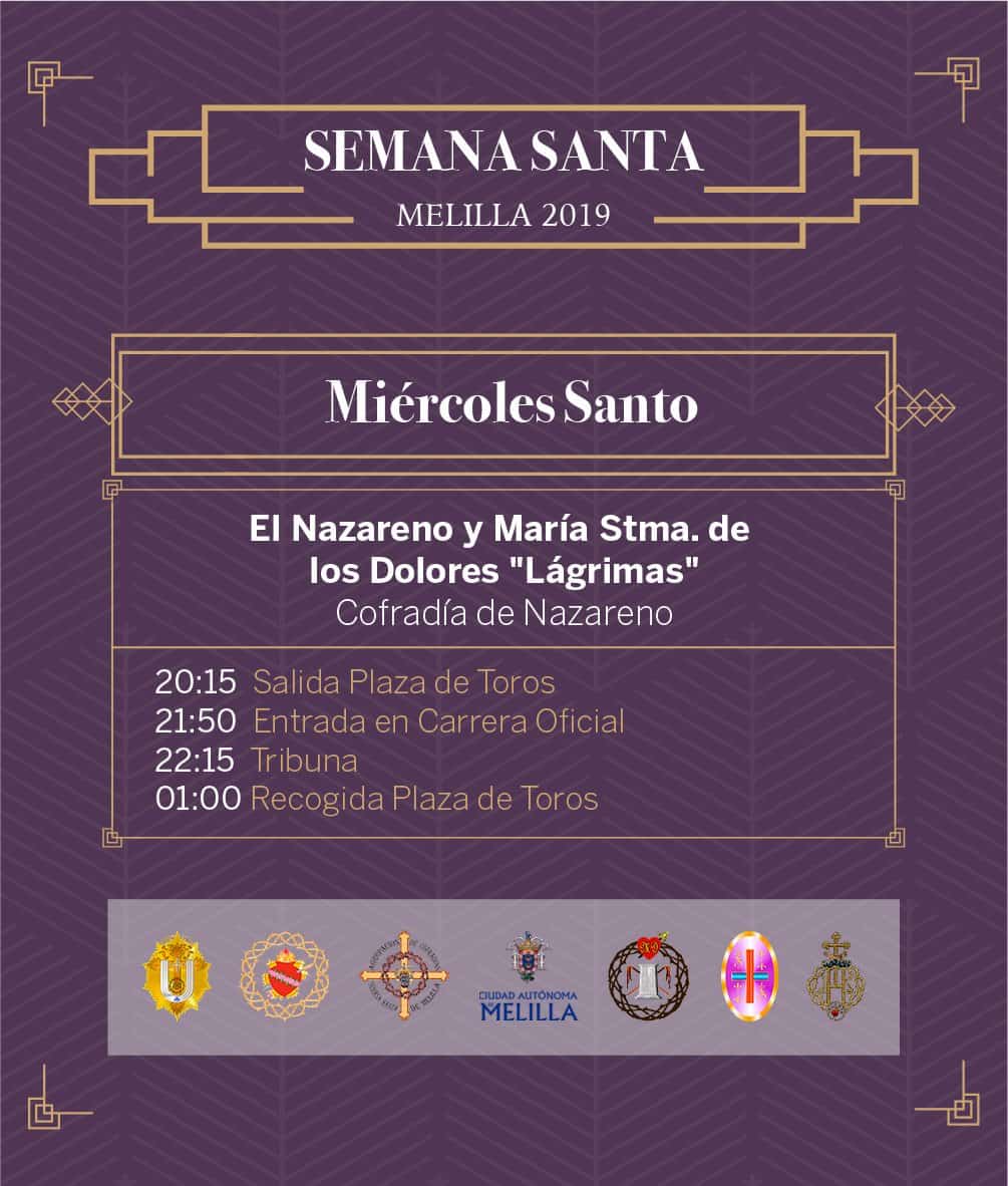 Miércoles Santo Semana Santa Melilla 2019